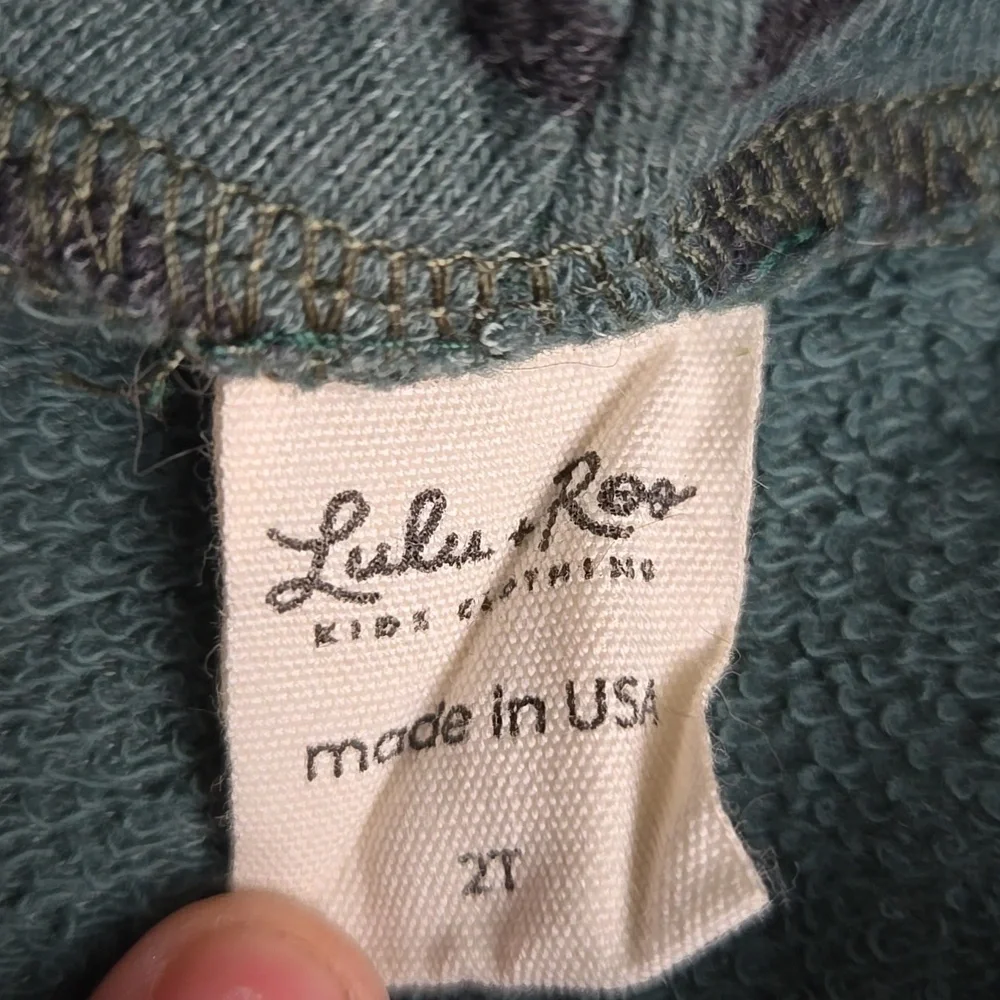 lulu+roo girls green cheetah hoodie